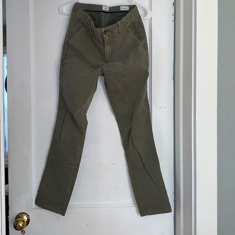 Gap Girlfriend Chinos - Light Green